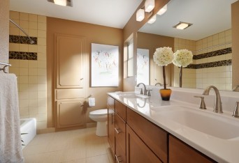 Master bathroom design